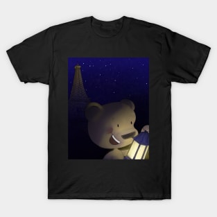 Night Time In Paris T-Shirt